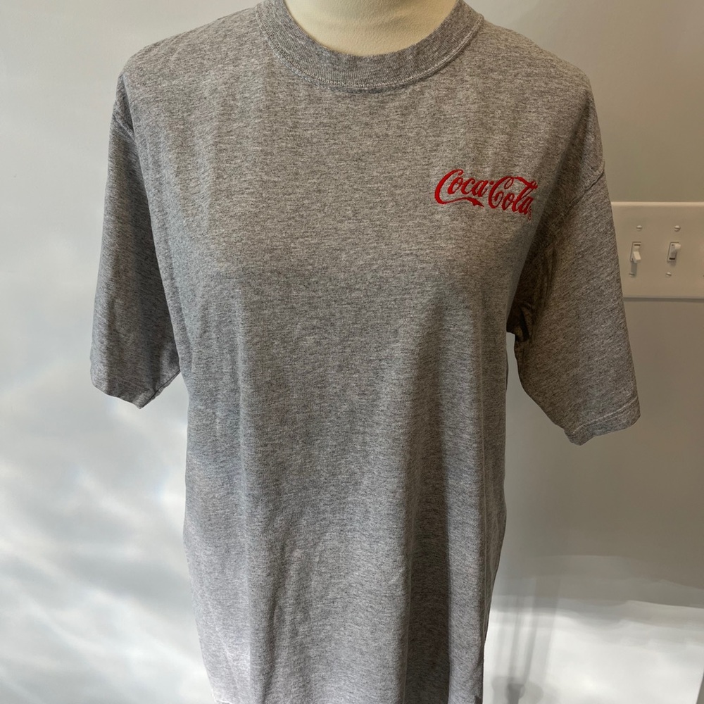 Coca Cola Gray women’s embroidered short sleeved T-Shirt